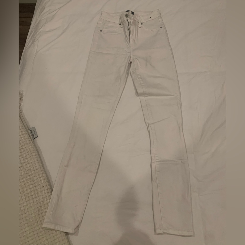 Abercrombie & Fitch Women's High Rise Jeans - White